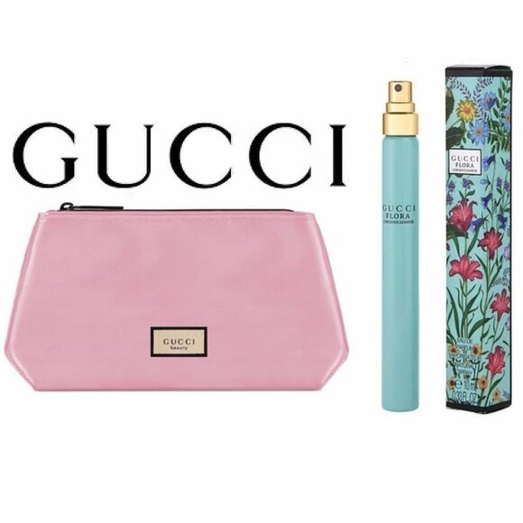 NEW ~ GUCCI TOILETRY BAG SET - Picture 1 of 12